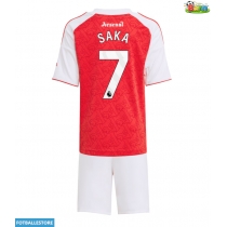 Arsenal Bukayo Saka #7 Hjemmedraktsett Barn 2025-26 Kortermet (+ Korte bukser)